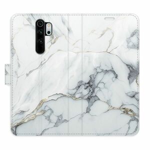 Flipové pouzdro iSaprio - SilverMarble 15 - Xiaomi Redmi Note 8 Pro obraz