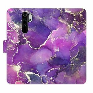 Flipové pouzdro iSaprio - Purple Marble - Xiaomi Redmi Note 8 Pro obraz