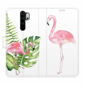 Flipové pouzdro iSaprio - Flamingos - Xiaomi Redmi Note 8 Pro obraz