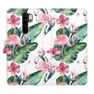 Flipové pouzdro iSaprio - Flamingos Pattern - Xiaomi Redmi Note 8 Pro obraz