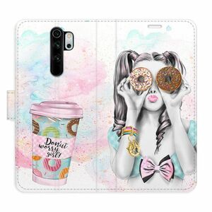 Flipové pouzdro iSaprio - Donut Worry Girl - Xiaomi Redmi Note 8 Pro obraz