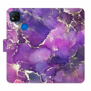 Flipové pouzdro iSaprio - Purple Marble - Xiaomi Redmi 9C obraz