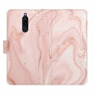 Flipové pouzdro iSaprio - RoseGold Marble - Xiaomi Redmi 8 obraz