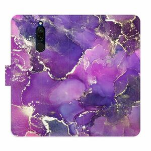 Flipové pouzdro iSaprio - Purple Marble - Xiaomi Redmi 8 obraz