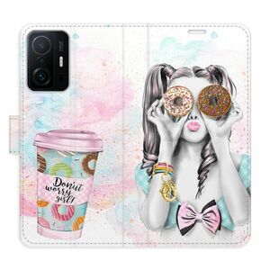 Flipové pouzdro iSaprio - Donut Worry Girl - Xiaomi 11T / 11T Pro obraz