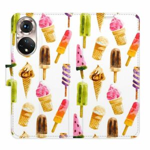 Flipové pouzdro iSaprio - Ice Cream Pattern - Honor 50 / Nova 9 obraz