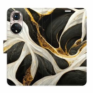 Flipové pouzdro iSaprio - BlackGold Marble - Honor 50 / Nova 9 obraz