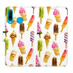 Flipové pouzdro iSaprio - Ice Cream Pattern - Huawei P30 Lite obraz