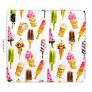 Flipové pouzdro iSaprio - Ice Cream Pattern - Huawei P20 Lite obraz