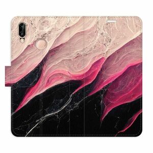 Flipové pouzdro iSaprio - BlackPink Marble - Huawei P20 Lite obraz