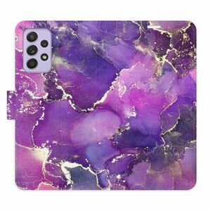 Flipové pouzdro iSaprio - Purple Marble - Samsung Galaxy A52 / A52 5G / A52s obraz