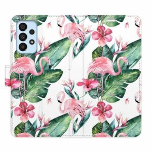 Flipové pouzdro iSaprio - Flamingos Pattern - Samsung Galaxy A33 5G obraz