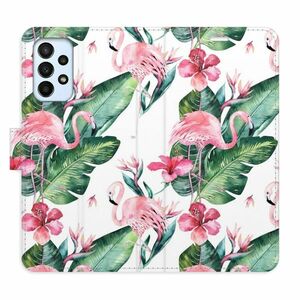 Flipové pouzdro iSaprio - Flamingos Pattern - Samsung Galaxy A23 / A23 5G obraz