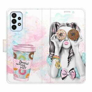 Flipové pouzdro iSaprio - Donut Worry Girl - Samsung Galaxy A23 / A23 5G obraz