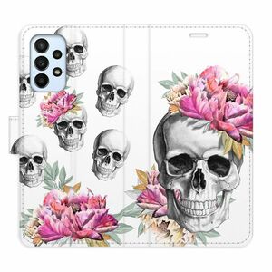 Flipové pouzdro iSaprio - Crazy Skull - Samsung Galaxy A23 / A23 5G obraz