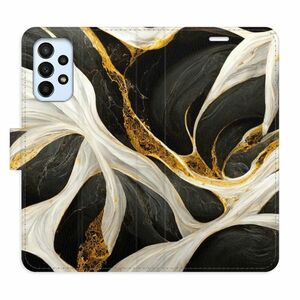 Flipové pouzdro iSaprio - BlackGold Marble - Samsung Galaxy A23 / A23 5G obraz