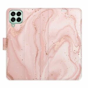 Flipové pouzdro iSaprio - RoseGold Marble - Samsung Galaxy M53 5G obraz