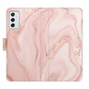 Flipové pouzdro iSaprio - RoseGold Marble - Samsung Galaxy M52 5G obraz