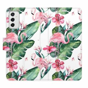 Flipové pouzdro iSaprio - Flamingos Pattern - Samsung Galaxy M52 5G obraz