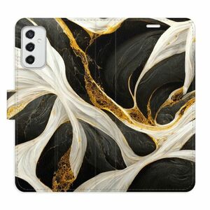 Flipové pouzdro iSaprio - BlackGold Marble - Samsung Galaxy M52 5G obraz