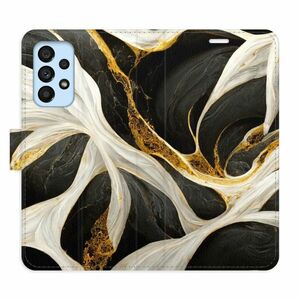 Flipové pouzdro iSaprio - BlackGold Marble - Samsung Galaxy A53 5G obraz