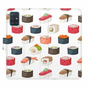 Flipové pouzdro iSaprio - Sushi Pattern 02 - Samsung Galaxy A51 obraz