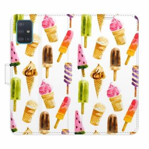 Flipové pouzdro iSaprio - Ice Cream Pattern - Samsung Galaxy A51 obraz