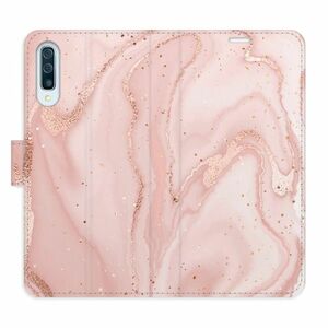 Flipové pouzdro iSaprio - RoseGold Marble - Samsung Galaxy A50 obraz