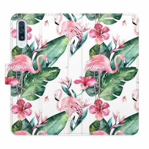 Flipové pouzdro iSaprio - Flamingos Pattern - Samsung Galaxy A50 obraz