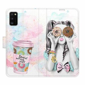 Flipové pouzdro iSaprio - Donut Worry Girl - Samsung Galaxy A41 obraz