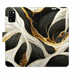 Flipové pouzdro iSaprio - BlackGold Marble - Samsung Galaxy A41 obraz