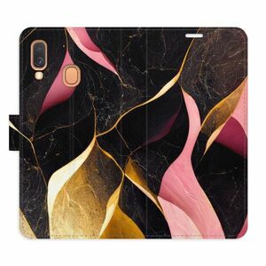 Flipové pouzdro iSaprio - Gold Pink Marble 02 - Samsung Galaxy A40 obraz