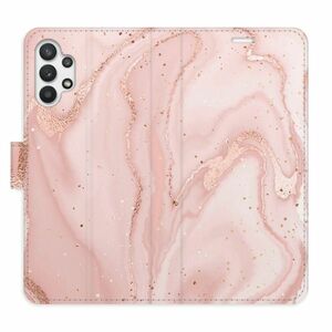 Flipové pouzdro iSaprio - RoseGold Marble - Samsung Galaxy A32 5G obraz