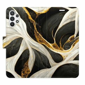 Flipové pouzdro iSaprio - BlackGold Marble - Samsung Galaxy A32 5G obraz