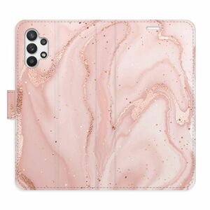 Flipové pouzdro iSaprio - RoseGold Marble - Samsung Galaxy A32 obraz