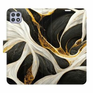 Flipové pouzdro iSaprio - BlackGold Marble - Samsung Galaxy A22 5G obraz