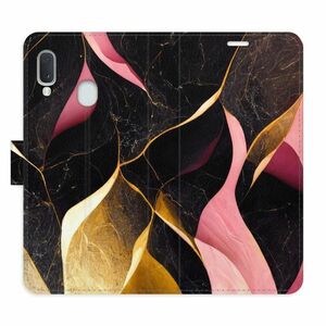 Flipové pouzdro iSaprio - Gold Pink Marble 02 - Samsung Galaxy A20e obraz