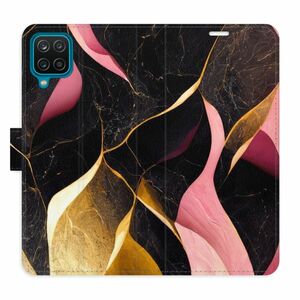 Flipové pouzdro iSaprio - Gold Pink Marble 02 - Samsung Galaxy A12 obraz