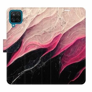 Flipové pouzdro iSaprio - BlackPink Marble - Samsung Galaxy A12 obraz