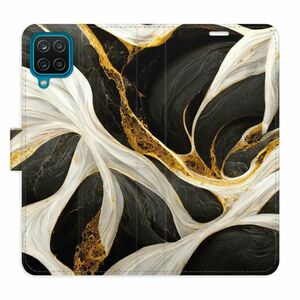 Flipové pouzdro iSaprio - BlackGold Marble - Samsung Galaxy A12 obraz