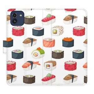 Flipové pouzdro iSaprio - Sushi Pattern 02 - Samsung Galaxy A03 obraz