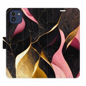 Flipové pouzdro iSaprio - Gold Pink Marble 02 - Samsung Galaxy A03 obraz