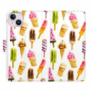 Flipové pouzdro iSaprio - Ice Cream Pattern - iPhone 14 Plus obraz