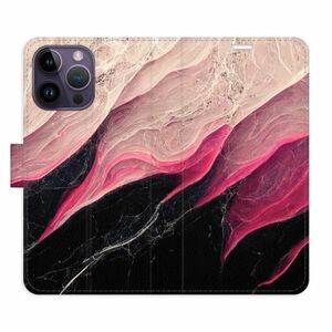 Flipové pouzdro iSaprio - BlackPink Marble - iPhone 14 Pro Max obraz