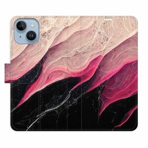 Flipové pouzdro iSaprio - BlackPink Marble - iPhone 14 obraz