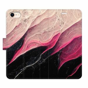 Flipové pouzdro iSaprio - BlackPink Marble - iPhone 7/8/SE 2020 obraz