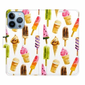 Flipové pouzdro iSaprio - Ice Cream Pattern - iPhone 13 Pro obraz