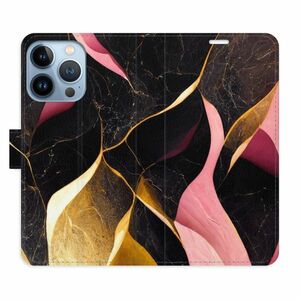 Flipové pouzdro iSaprio - Gold Pink Marble 02 - iPhone 13 Pro obraz