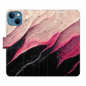 Flipové pouzdro iSaprio - BlackPink Marble - iPhone 13 obraz