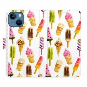 Flipové pouzdro iSaprio - Ice Cream Pattern - iPhone 13 mini obraz